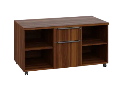 SIK - 42NZ kontejner pojízdný, zásuvky/nika, deska 18 mm, centrální zámek, ořech královský